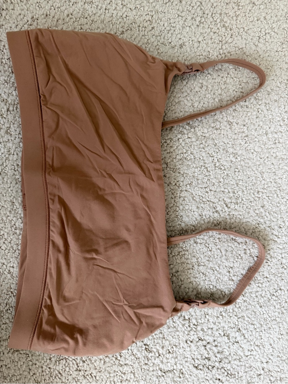 SKIMS Nursing Seamless Bralette - Color Sienna - Picture 7 of 11